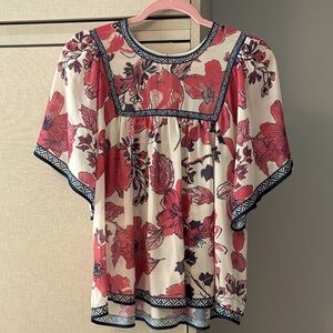 Flying Tomato size S Floral Print Women's Top